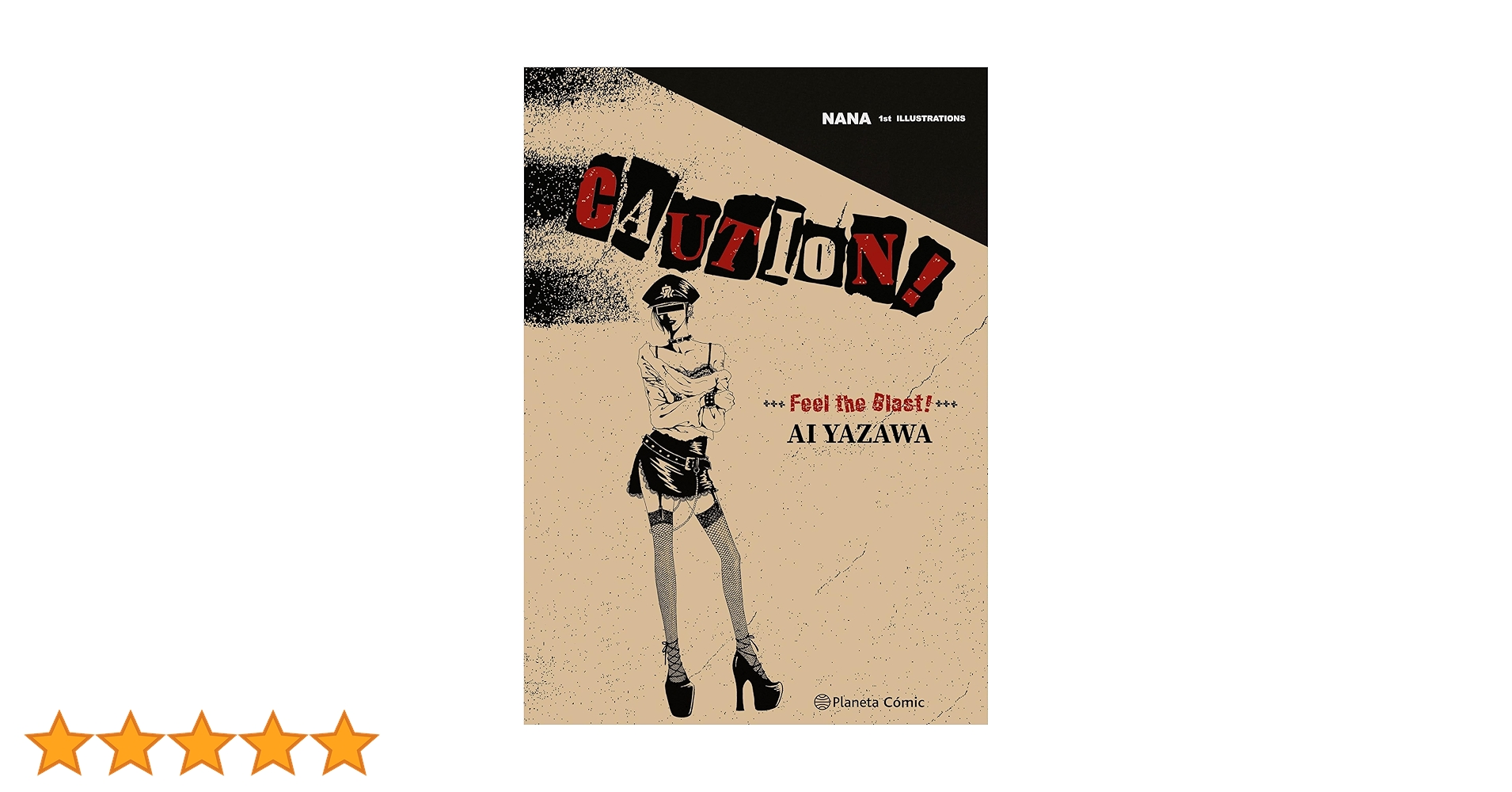 【第1刷】　NANA 1st illustrations 初回限定版 NANA AI YAZAWA 1st Illustration CAUTION Anime Art Book Japan